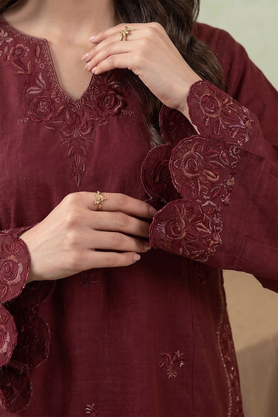 6291-IMAN EMBROIDERED KHADDAR UNSTITCHED