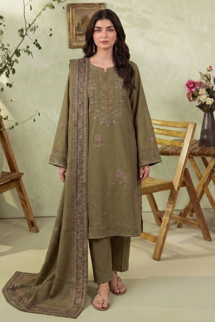 6293-NYLA EMBROIDERED KHADDAR UNSTITCHED
