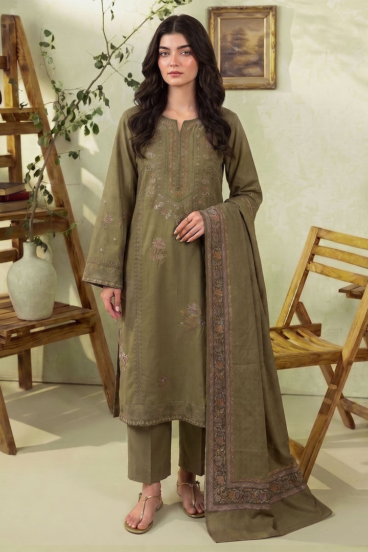 6293-NYLA EMBROIDERED KHADDAR UNSTITCHED