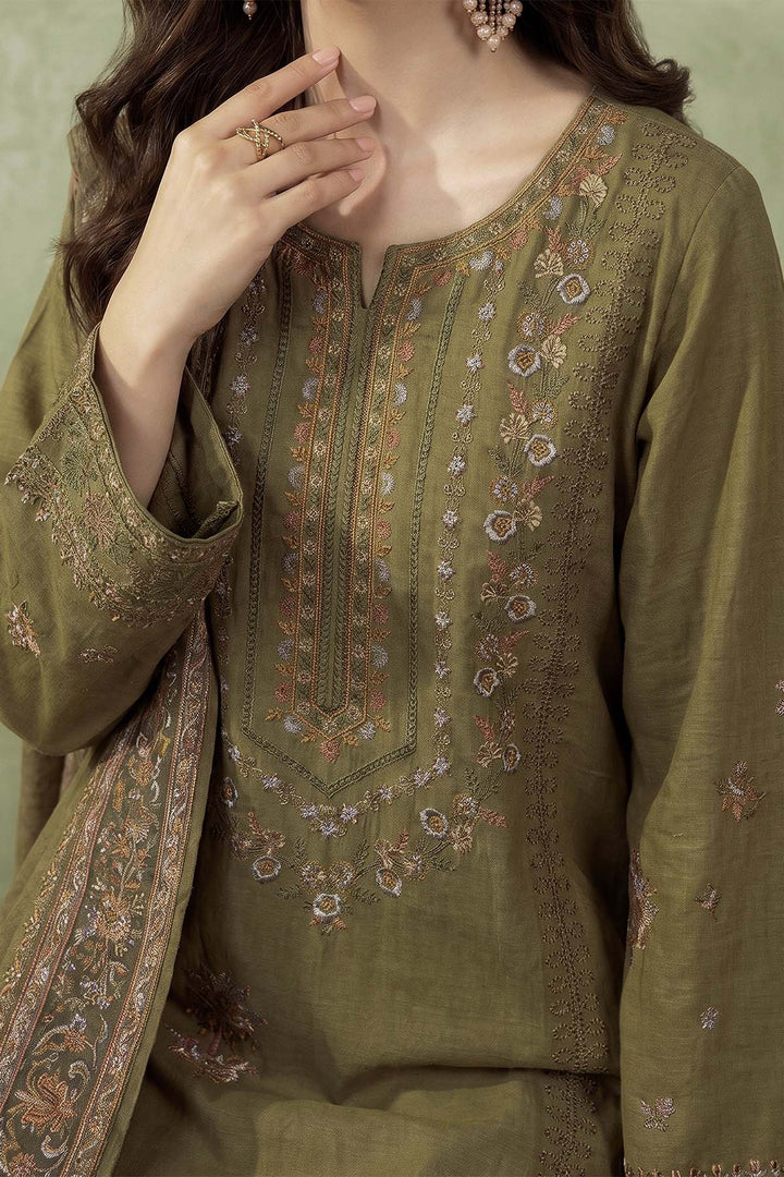 6293-NYLA EMBROIDERED KHADDAR UNSTITCHED