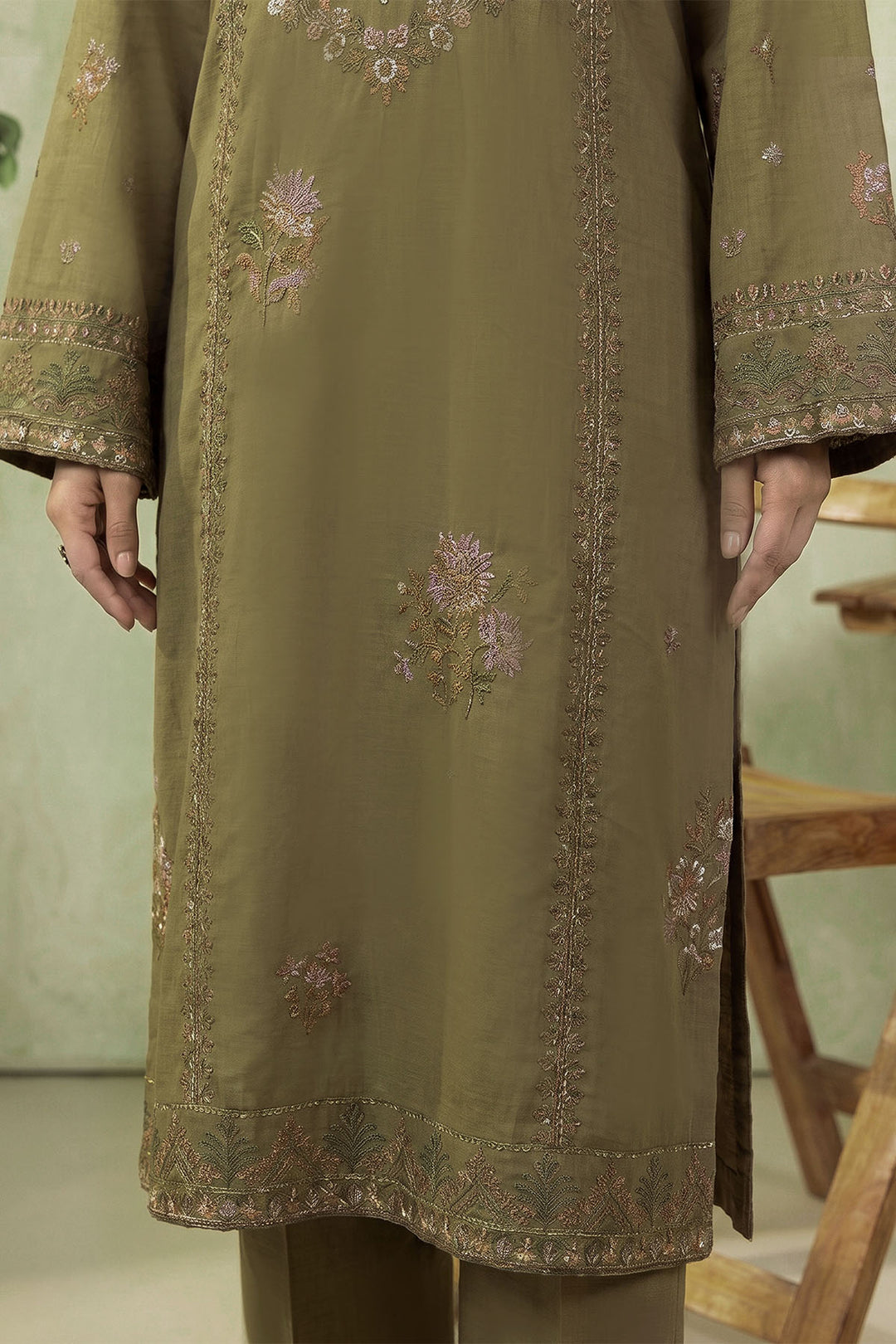 6293-NYLA EMBROIDERED KHADDAR UNSTITCHED