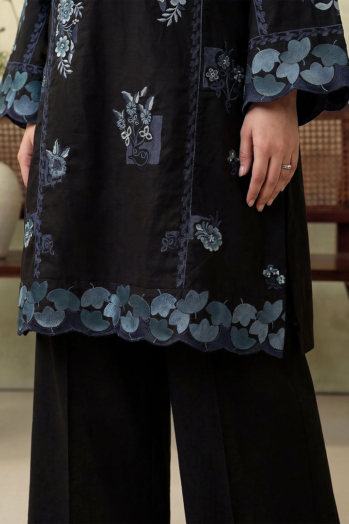 6294-AELA EMBROIDERED KHADDAR STITCHED