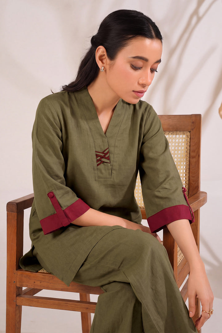 6316-ZIMAL EMBROIDERED KHADDAR STITCHED