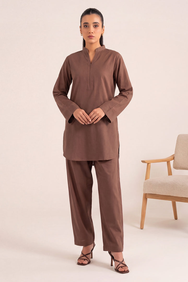 6320-ZARIN EMBROIDERED KHADDAR STITCHED