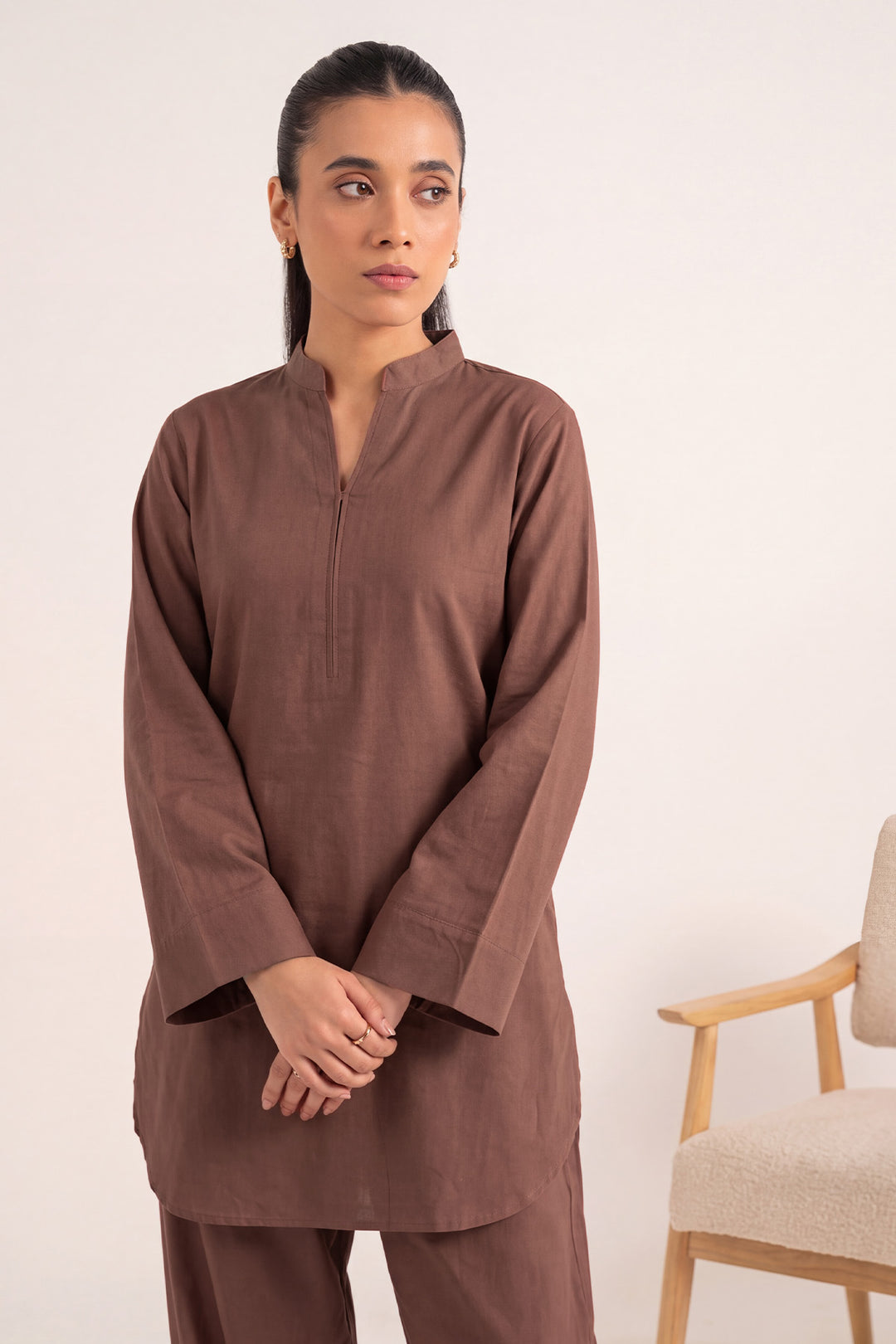 6320-ZARIN EMBROIDERED KHADDAR STITCHED
