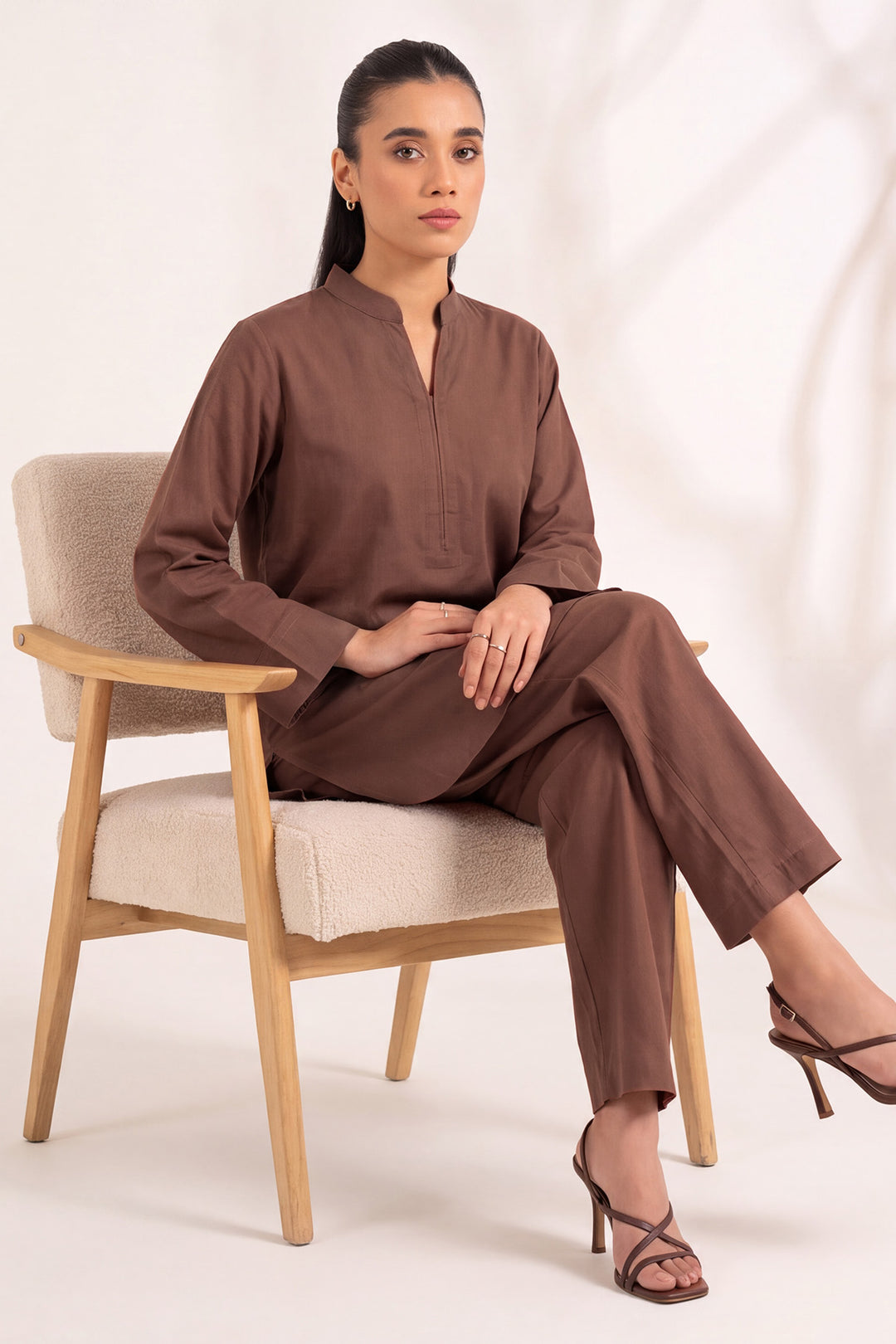 6320-ZARIN EMBROIDERED KHADDAR STITCHED