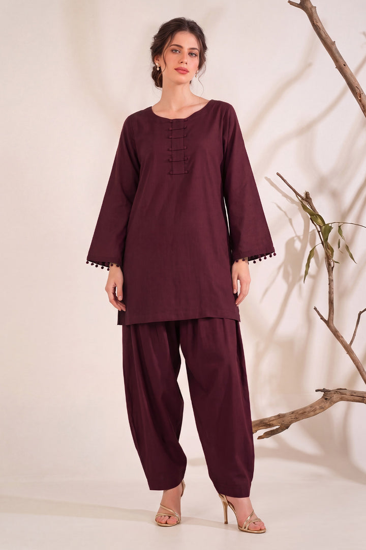 6321-JELIAH EMBROIDERED KHADDAR STITCHED