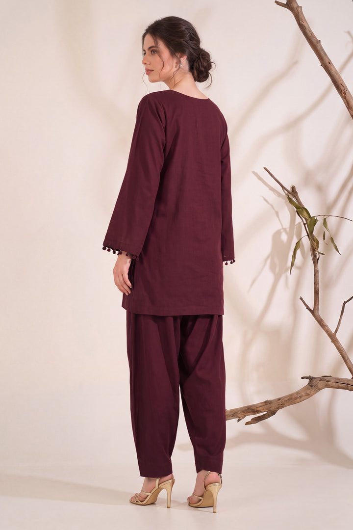 6321-JELIAH EMBROIDERED KHADDAR STITCHED