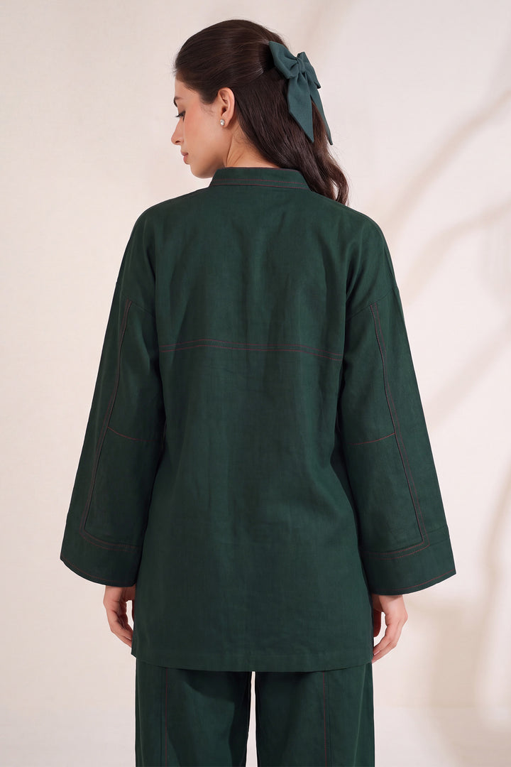 6324-ELARA EMBROIDERED KHADDAR STITCHED