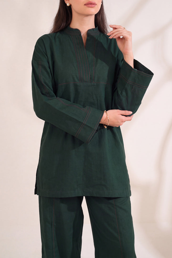6324-ELARA EMBROIDERED KHADDAR STITCHED