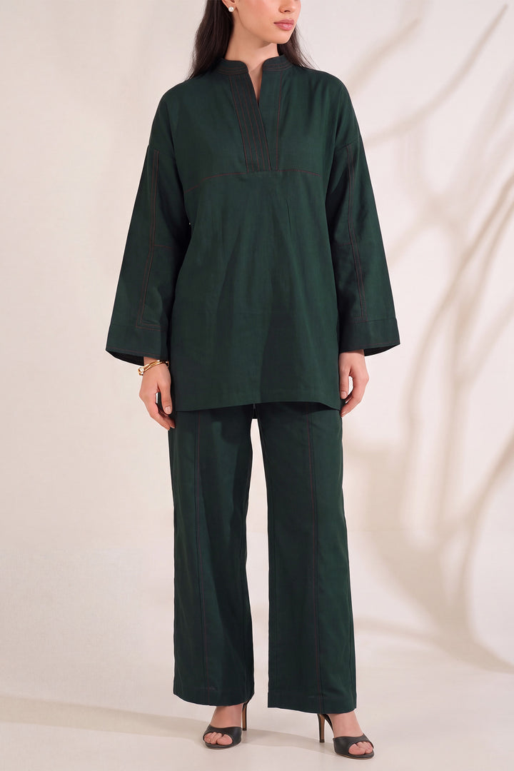 6324-ELARA EMBROIDERED KHADDAR STITCHED