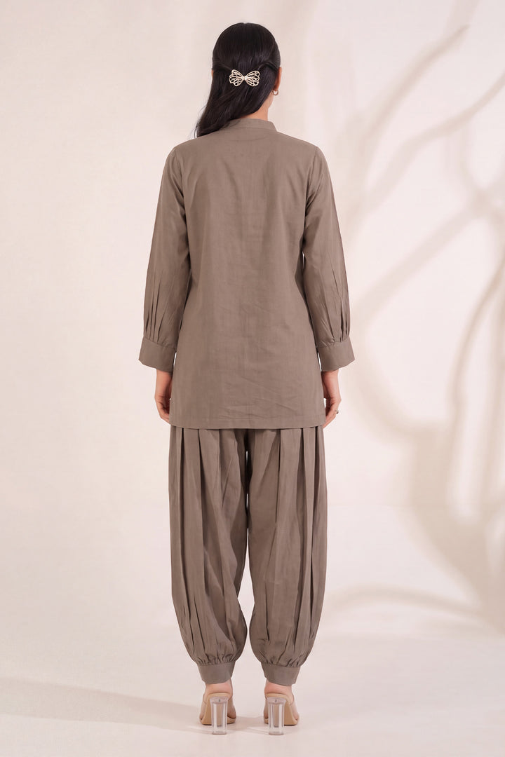 6325-ANZISH EMBROIDERED KHADDAR STITCHED