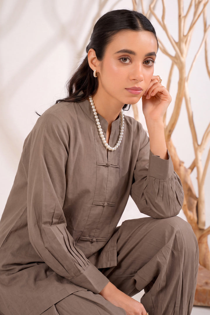 6325-ANZISH EMBROIDERED KHADDAR STITCHED