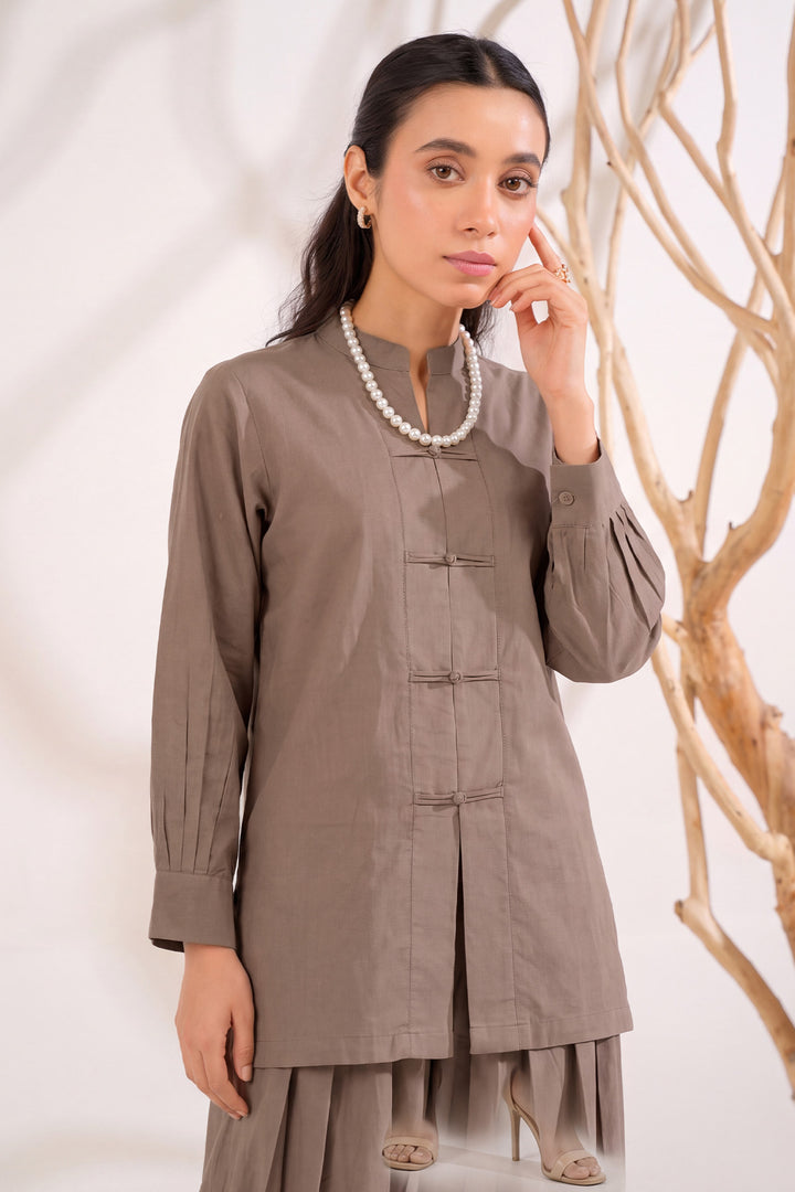 6325-ANZISH EMBROIDERED KHADDAR STITCHED