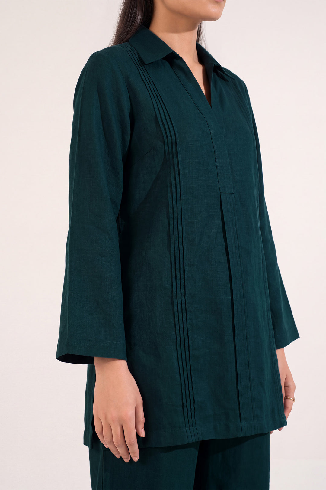 6327-IRAAYA EMBROIDERED KHADDAR STITCHED