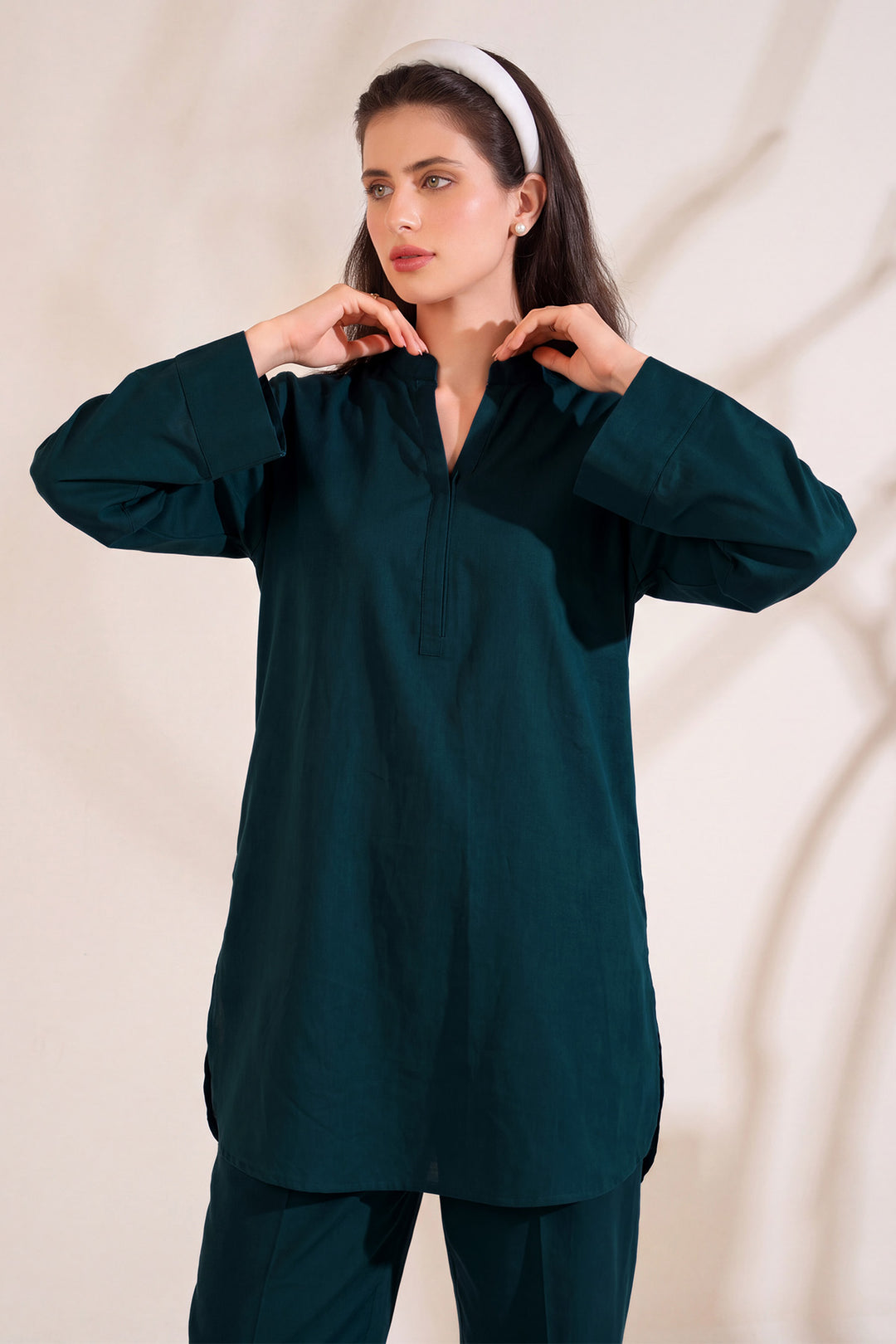6328-AVAIA EMBROIDERED KHADDAR STITCHED