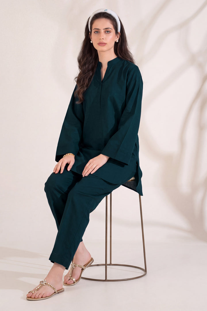 6328-AVAIA EMBROIDERED KHADDAR STITCHED