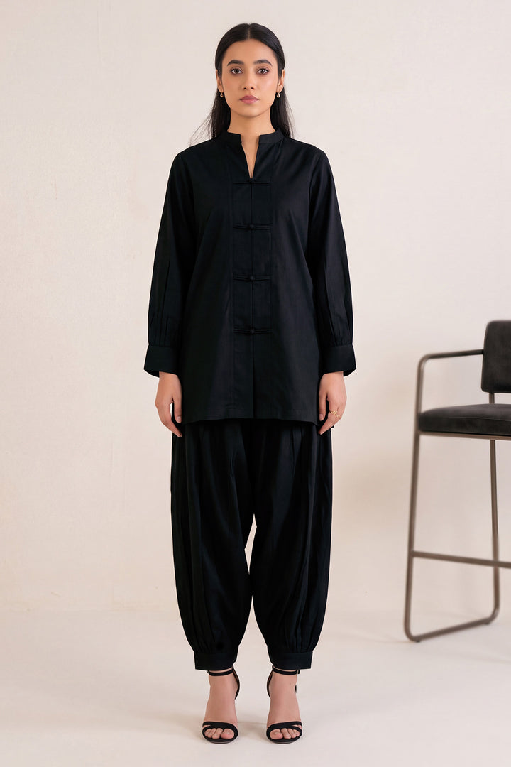 6329-AZRA EMBROIDERED KHADDAR STITCHED
