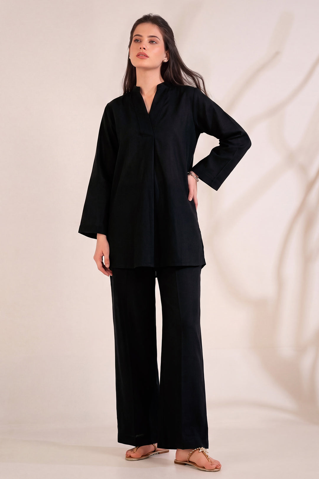 6330-SIARA EMBROIDERED KHADDAR STITCHED