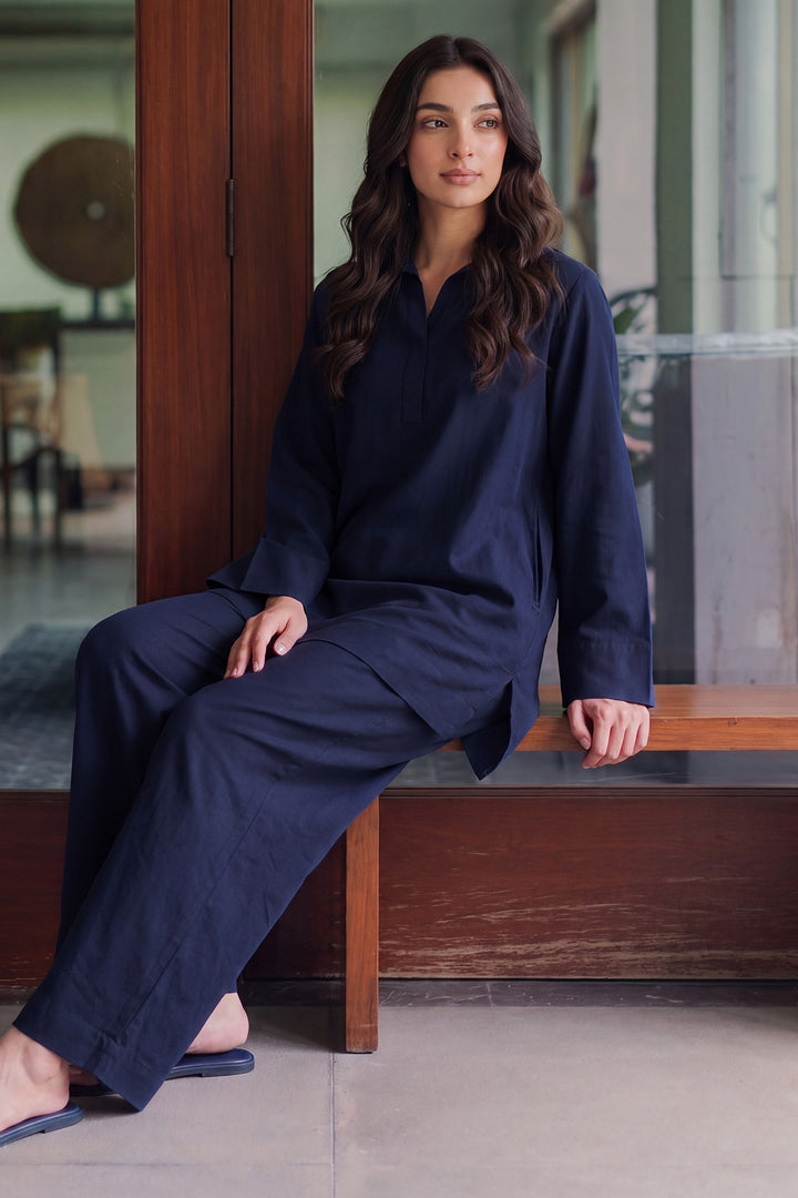 6331-YUSRA DYED GEORGETTE STITCHED