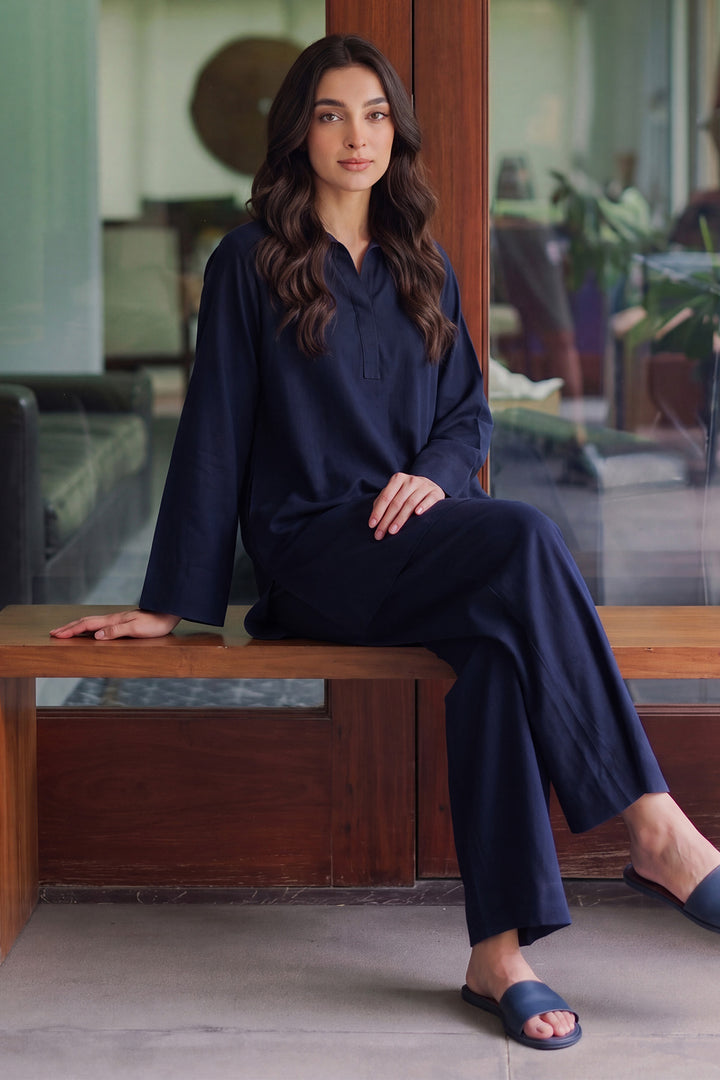 6331-YUSRA DYED GEORGETTE STITCHED