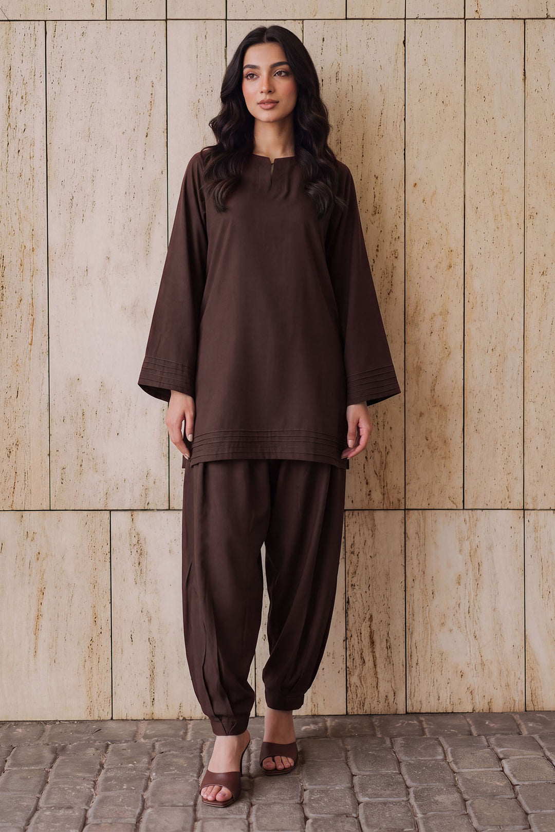 6332-ZARGUL DYED GEORGETTE STITCHED