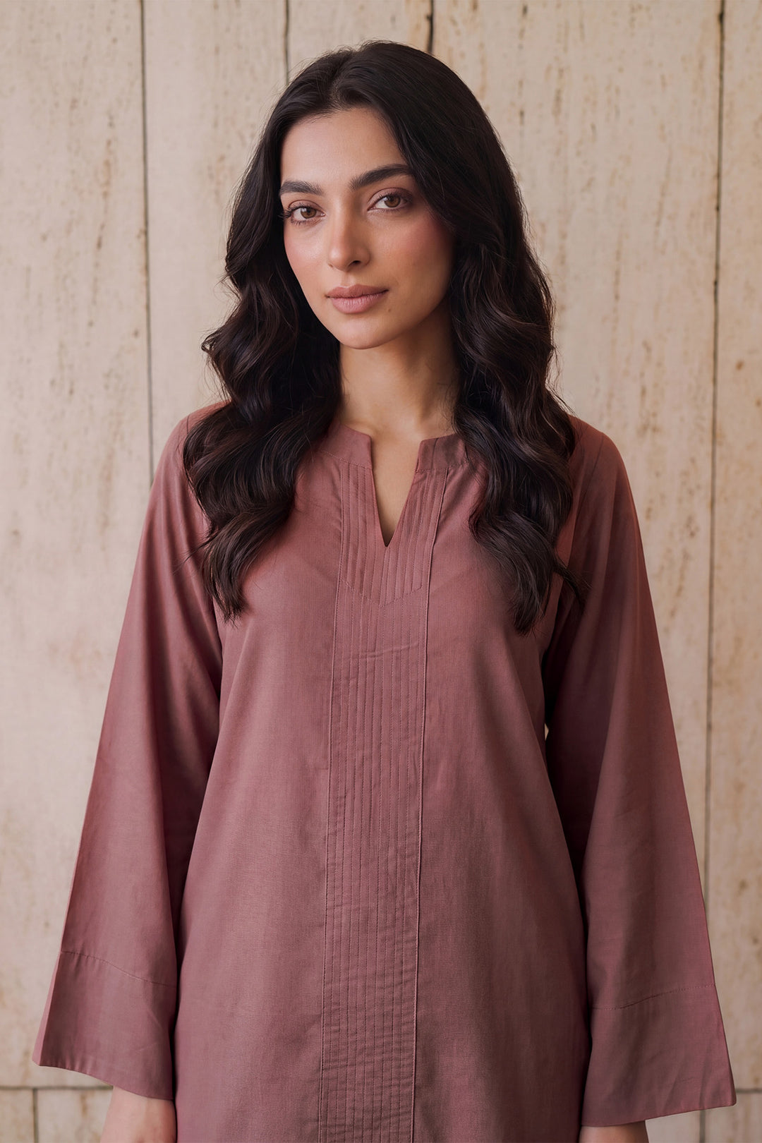 6333-ALORA DYED GEORGETTE STITCHED