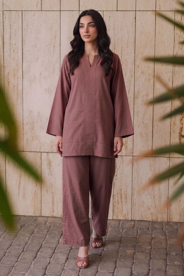 6333-ALORA DYED GEORGETTE STITCHED