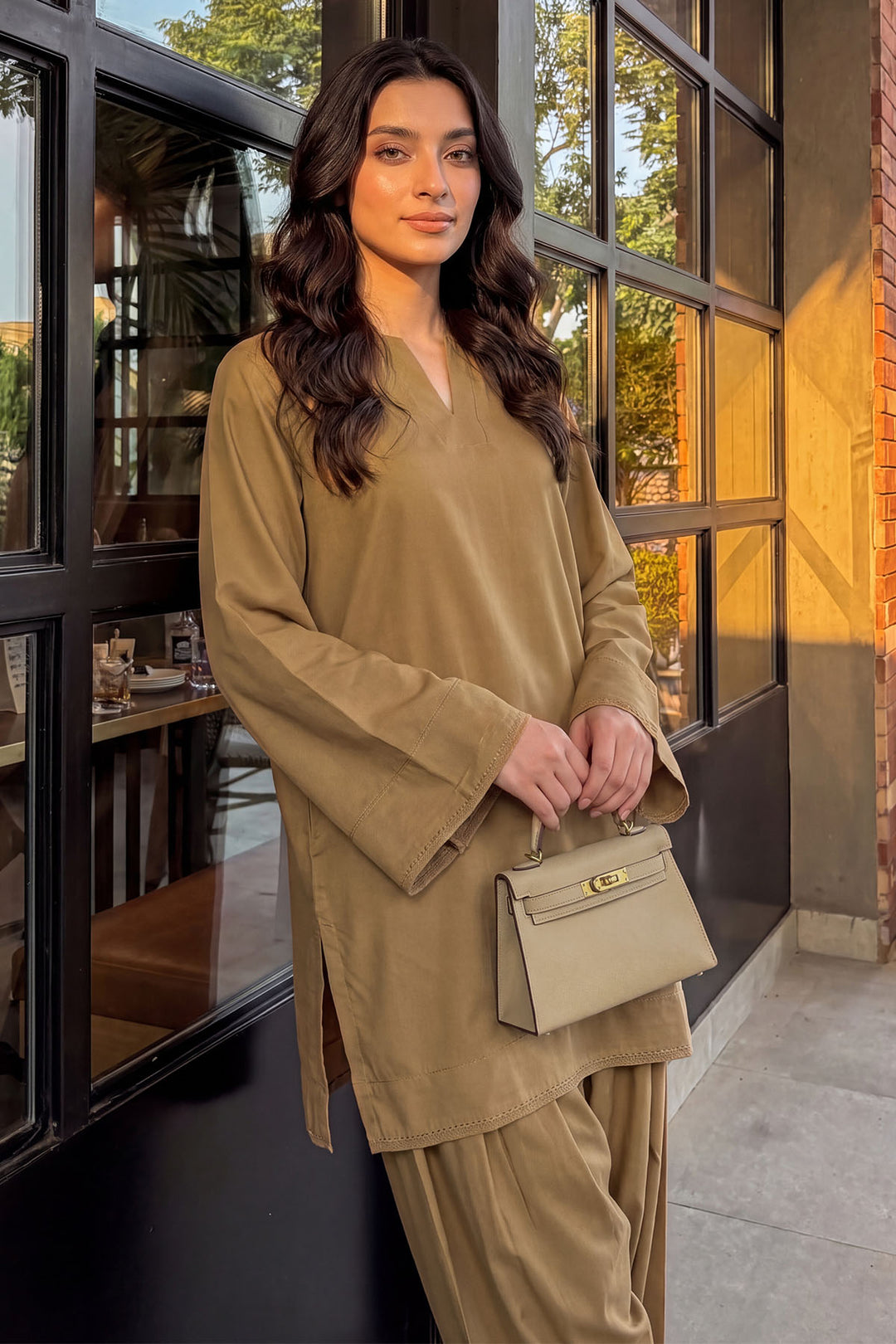 6334-HOOROB DYED GEORGETTE STITCHED