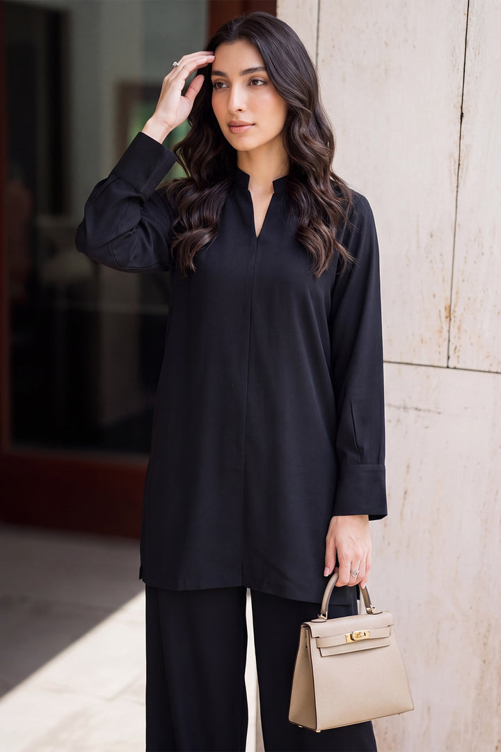 6337-AYGAUL DYED GEORGETTE STITCHED