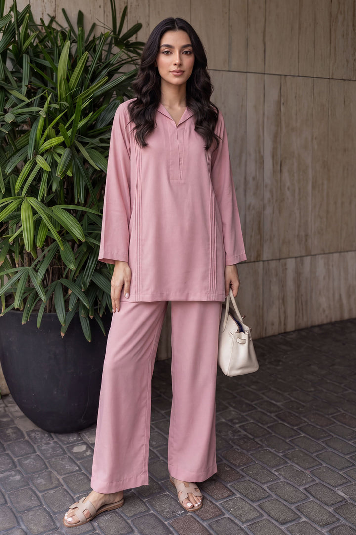 6338-EBRAH DYED GEORGETTE STITCHED