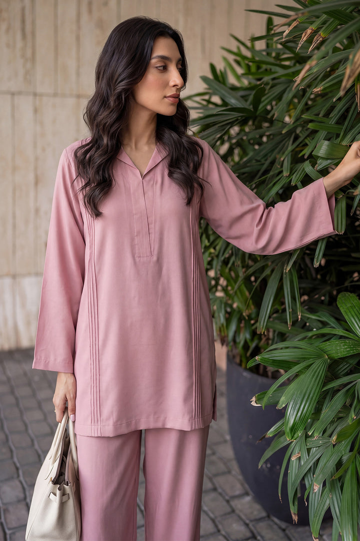 6338-EBRAH DYED GEORGETTE STITCHED