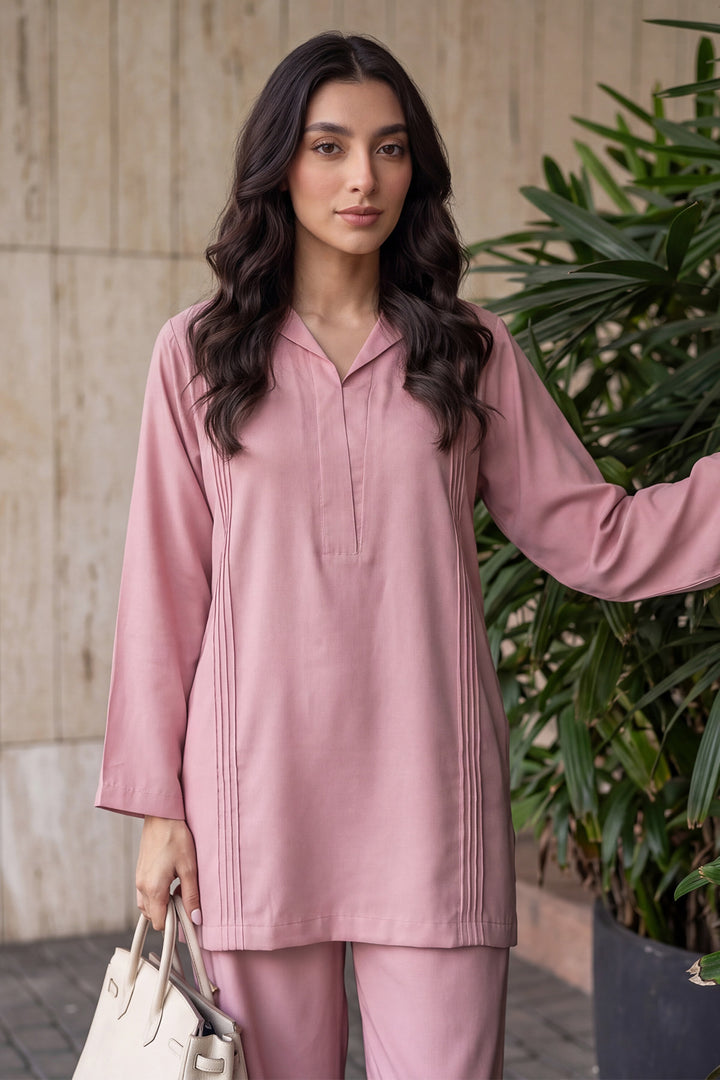 6338-EBRAH DYED GEORGETTE STITCHED