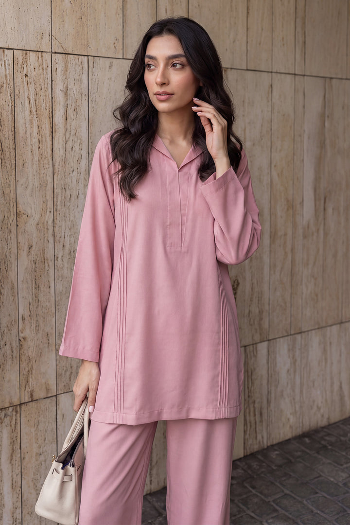 6338-EBRAH DYED GEORGETTE STITCHED