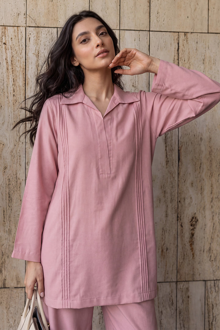 6338-EBRAH DYED GEORGETTE STITCHED