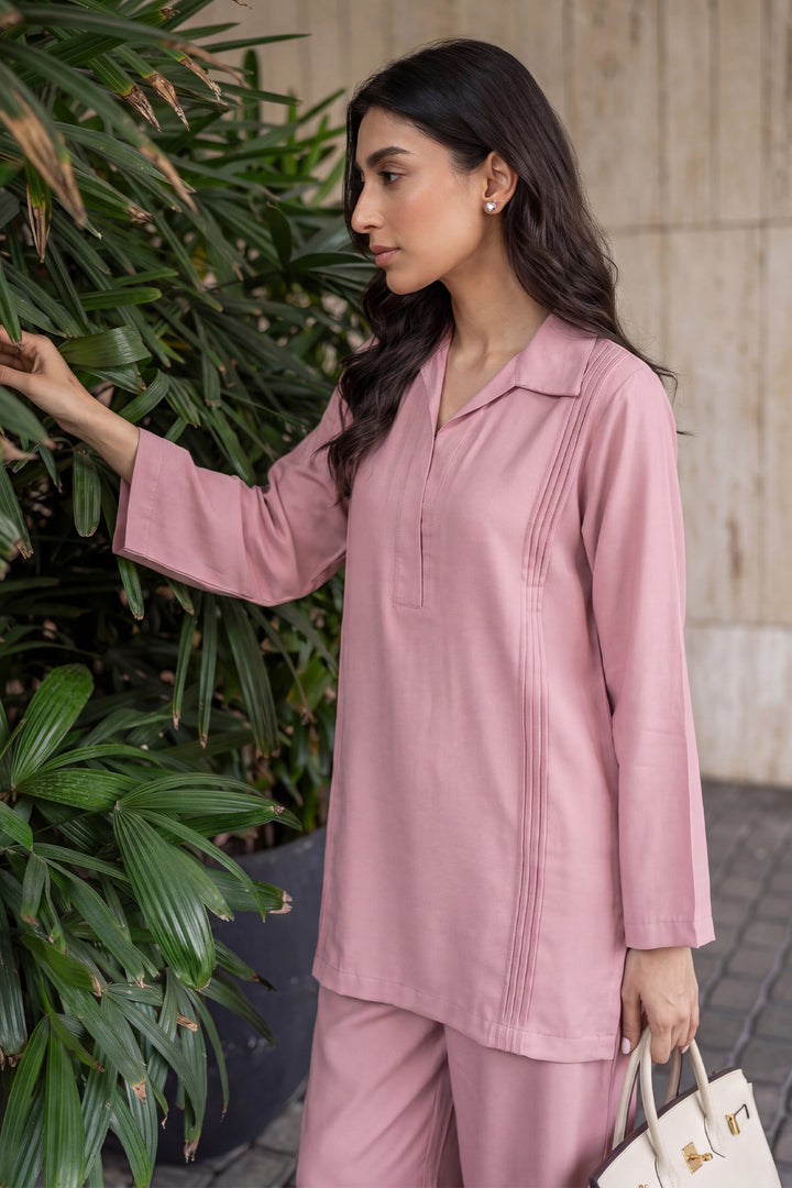 6338-EBRAH DYED GEORGETTE STITCHED