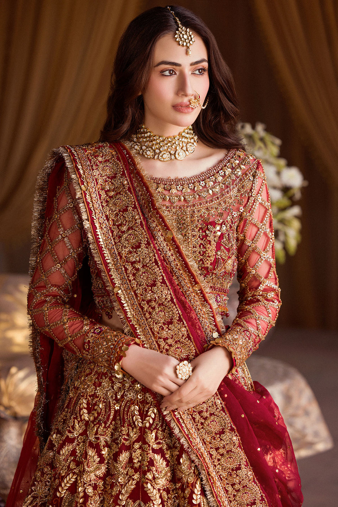 0004-RIWAAYAT HAND EMBELLISHED SILK NET STITCHED