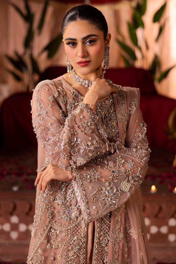 0011-REEM EMBROIDERED SILK NET STITCHED