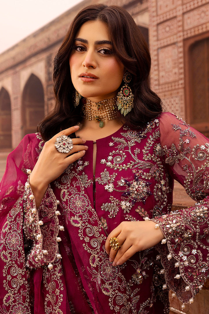 0013-HEER EMBROIDERED ORGANZA STITCHED