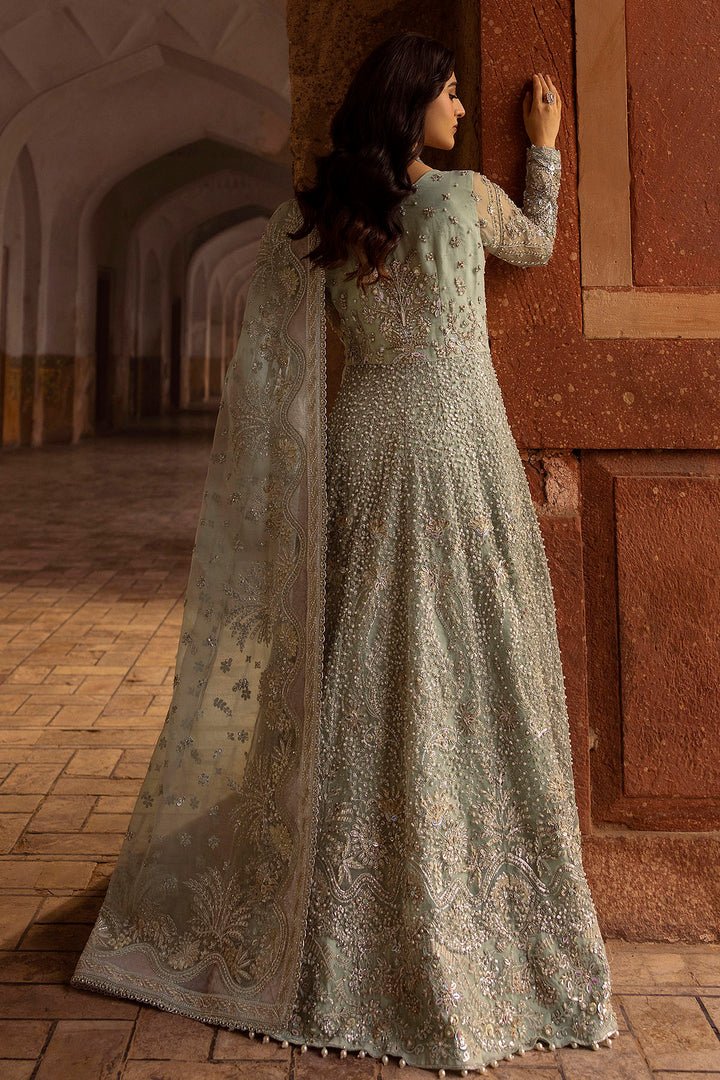 0015-MEHTAB EMBROIDERED ORGANZA STITCHED