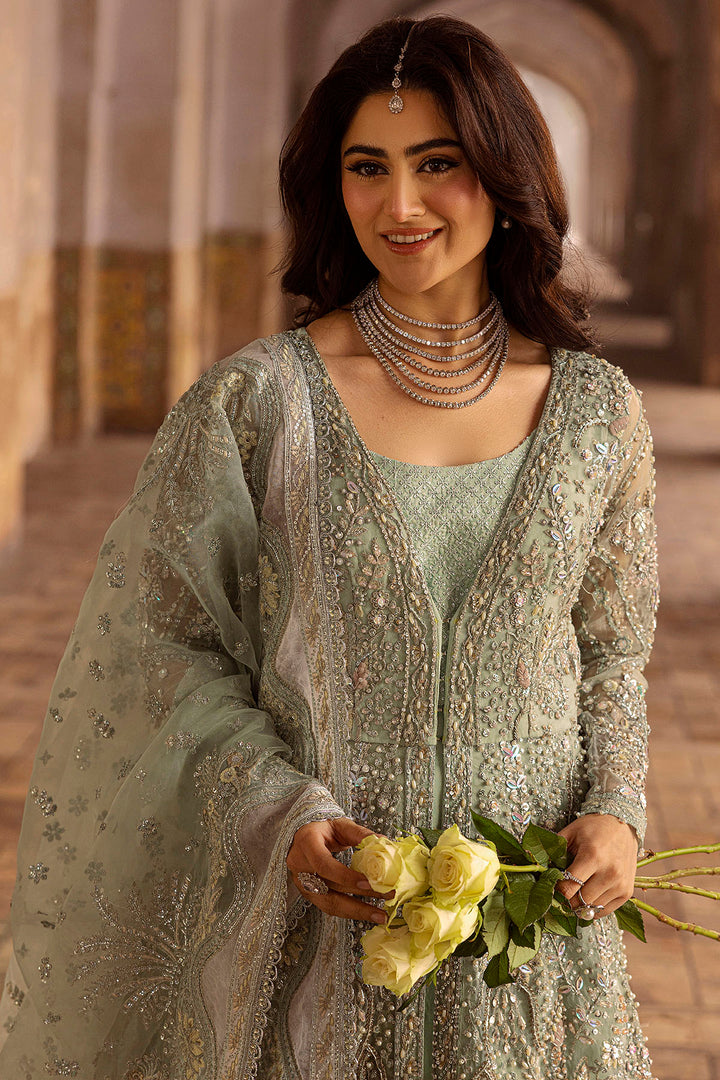 0015-MEHTAB EMBROIDERED ORGANZA STITCHED
