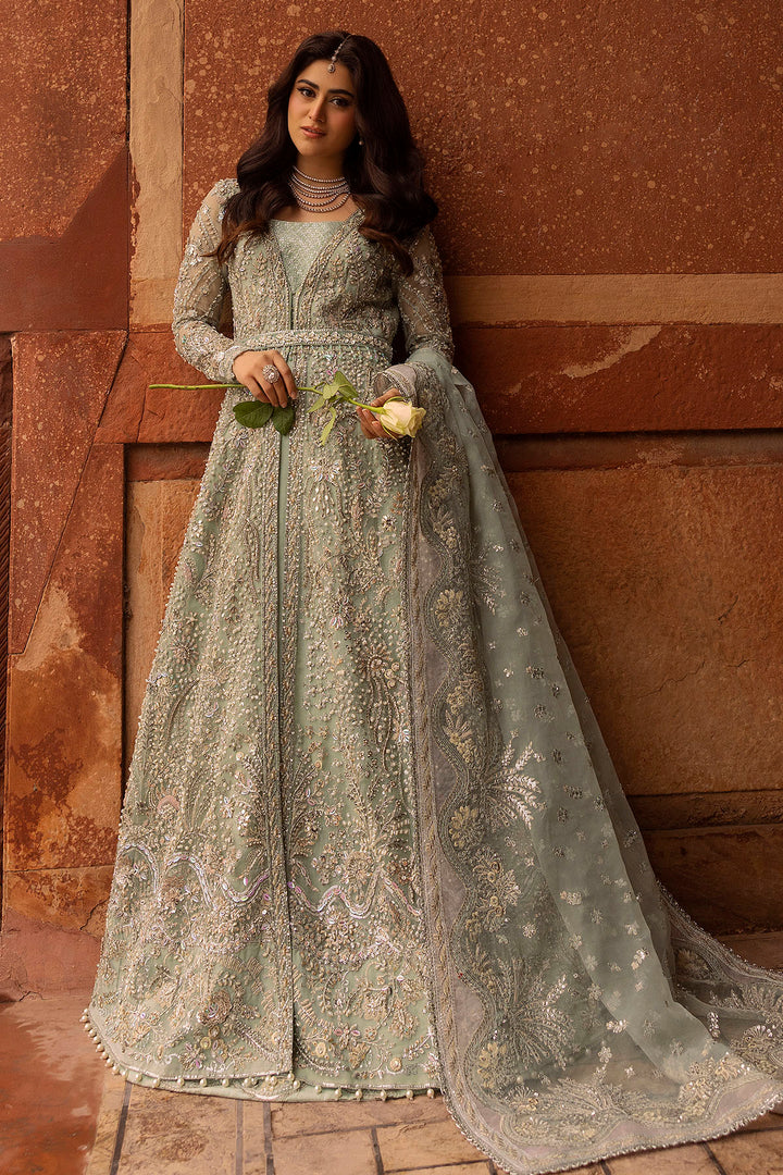 0015-MEHTAB EMBROIDERED ORGANZA STITCHED