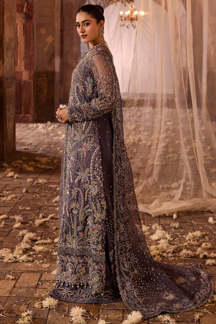 0018-ZURIAH EMBROIDERED ORGANZA STITCHED