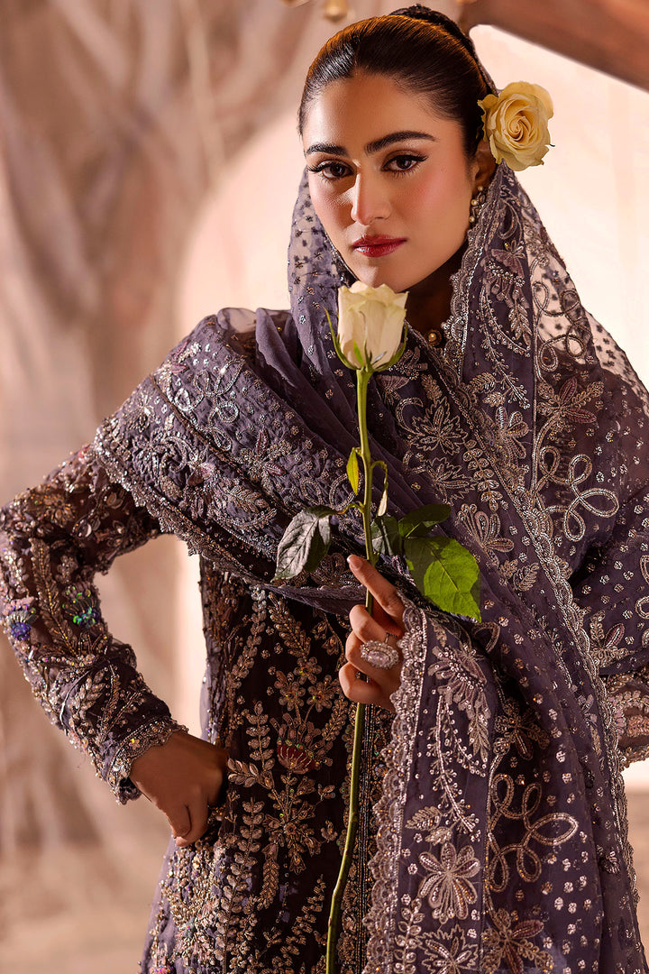 0018-ZURIAH EMBROIDERED ORGANZA STITCHED