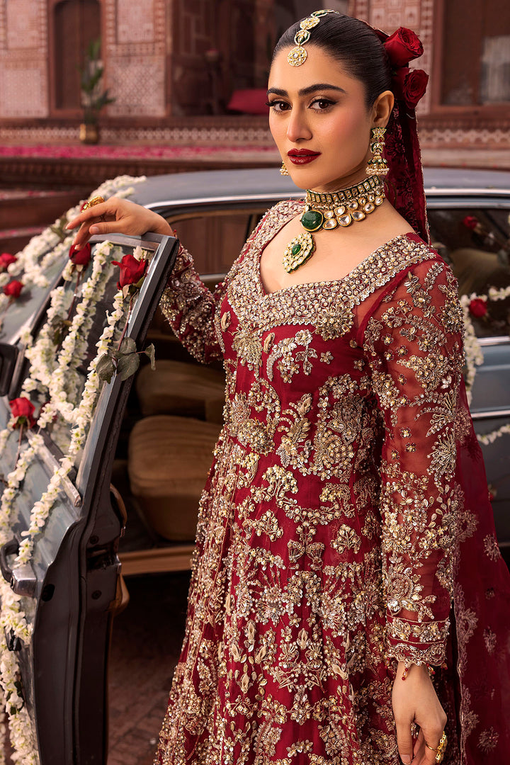 0019-SHANARA EMBROIDERED ORGANZA STITCHED