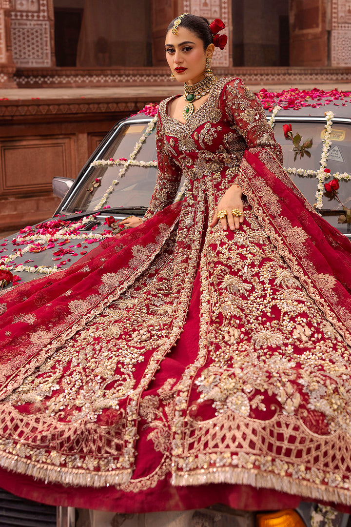 0019-SHANARA EMBROIDERED ORGANZA STITCHED