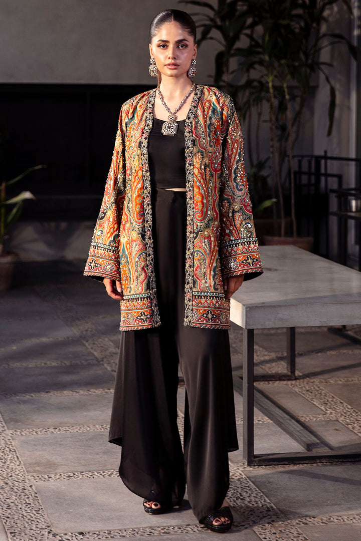 0022-DUSKY-NIGHTS DIGITAL PRINTED COTTON SILK STITCHED