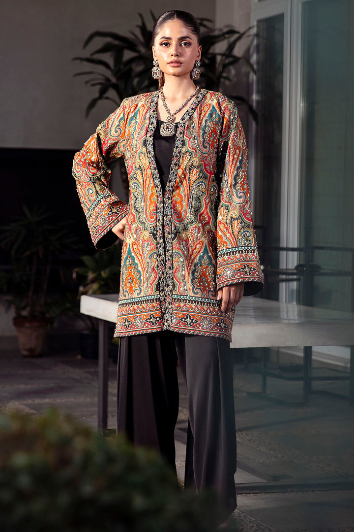 0022-DUSKY-NIGHTS DIGITAL PRINTED COTTON SILK STITCHED