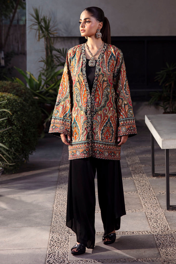 0022-DUSKY-NIGHTS DIGITAL PRINTED COTTON SILK STITCHED