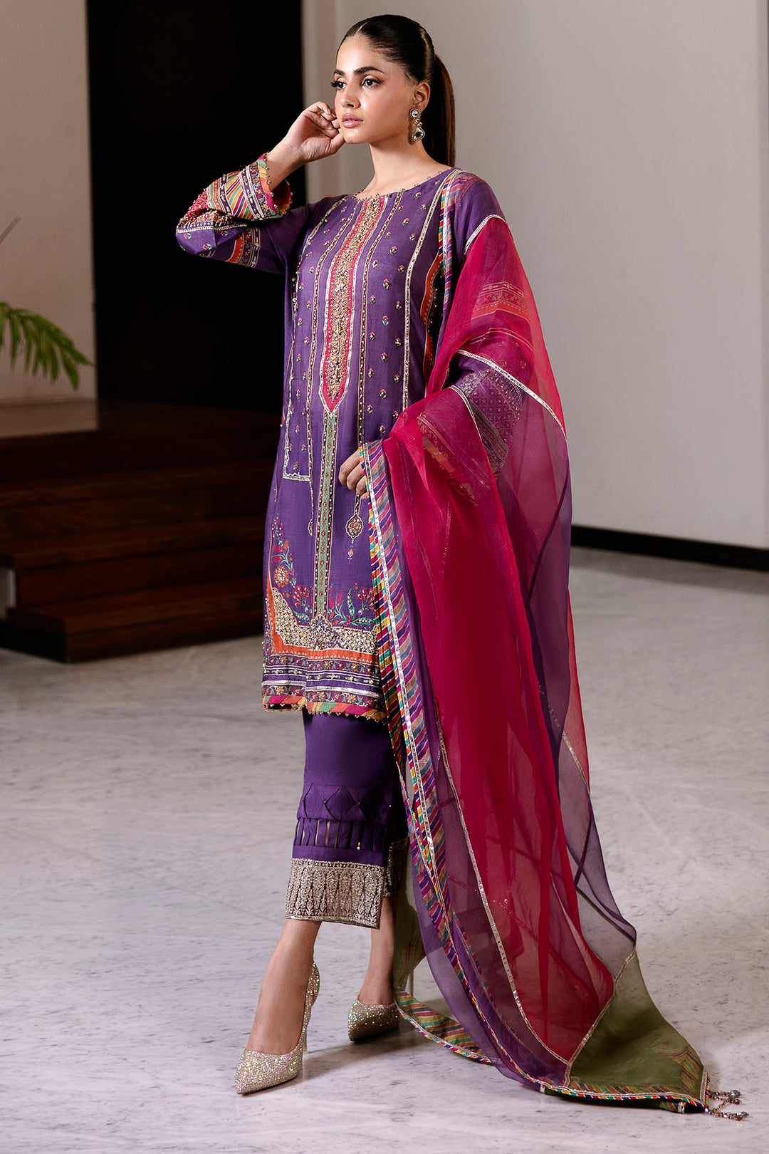 0023-SILKEN-REVERIE DIGITAL PRINTED COTTON SILK STITCHED